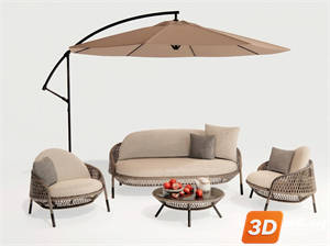 Outdoor Sofa Skp Files